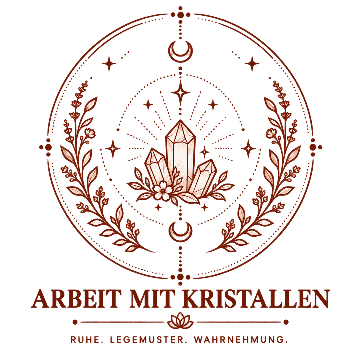 Arbeit mit Kristallen